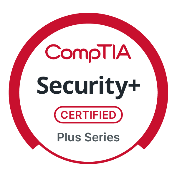 CompTIA Security+ (SY0-701) badge
